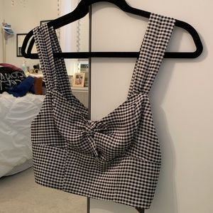Forever 21 gingham crop top